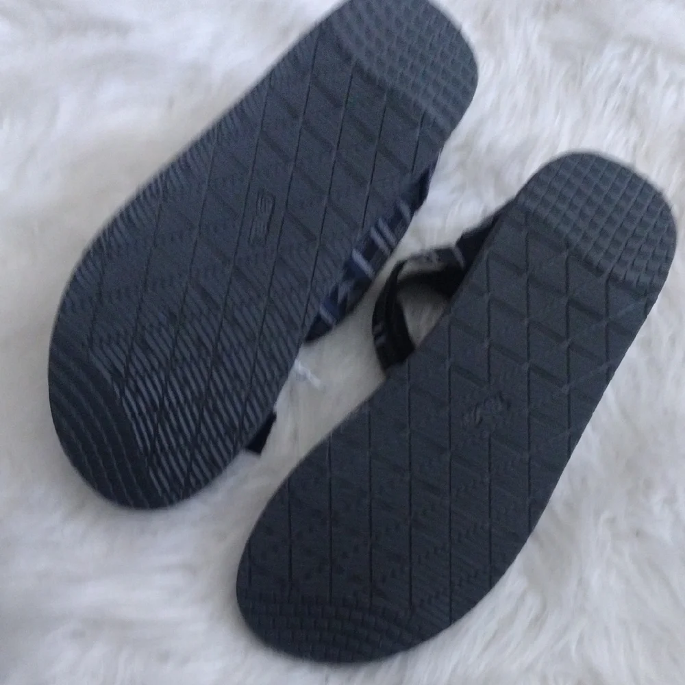 Teva Kids' Charcoal and Black Patterned Sandals
